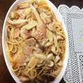 ayhisui's cooksnap of when they made キノコとベーコンのとろりん和風パスタ.