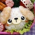 カリメロまま's cooksnap of when they made ✿簡単キャラ弁可愛いワンちゃん✿.