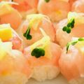 hanayam's cooksnap of when they made 簡単おもてなし料理☆生ハム手鞠寿し.