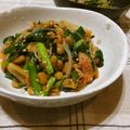 タロすけ's cooksnap of when they made ∮ニラと春雨の✰キムチ納豆✰彡和え∮.