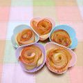 yuy＊'s cooksnap of when they made リンゴ1個で作る薔薇のアップルパイ.