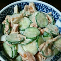 さちえちゃん！'s cooksnap of when they made まぐろの味付け缶ときゅうりのサラダ.