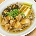 ゅ's cooksnap of when they made 年越しそばに！　鶏南蛮そば♪.