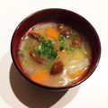 なつき☆ミ's cooksnap of when they made ナメコと大根の味噌汁（本格派の味）.