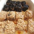 Spain's cooksnap of when they made 鶏肉の白黒ごま焼き.