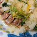 kimimaruo's cooksnap of when they made さっぱり♪蒸し鶏の柚子おろしポン酢.