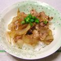 komomoもも's cooksnap of when they made パパッと簡単☆豚丼♪.