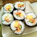 はあとん's cooksnap of when they made 伊達巻で巻き寿司.