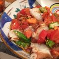 にゃろんの会's cooksnap of when they made 疲労回復に！たことオクラとトマトのサラダ.