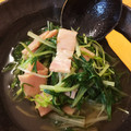 ちゃんちゃんママ's cooksnap of when they made 水菜とベーコンのさっと煮ただけ♪.