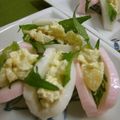 solapapa's cooksnap of when they made かまぼこに数の子マヨ詰め✿.