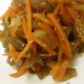 ♡すーたんマン♡'s cooksnap of when they made つきこんにゃくとニンジンの炒め煮.