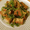 hyser's cooksnap of when they made 豆苗と厚揚げのあえもの.