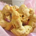 sunita's cooksnap of when they made 長ネギとチーズのリングパン＆エピ.