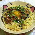 ゆったりカフェ's cooksnap of when they made 納豆好き必見☆ランチに簡単納豆パスタ.