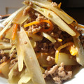 cocoりえ's cooksnap of when they made 後引く★ウドと牛肉炒め★.