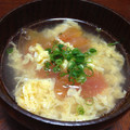 イヌチン's cooksnap of when they made ごま油香る☆トマトと卵の中華スープ.