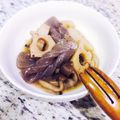 ．✱mee✱゜'s cooksnap of when they made れんこんとしめじコンニャクの甘辛煮.