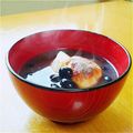 しじみごはん's cooksnap of when they made すごくおいしい！黒豆入りのおしるこ.