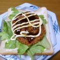 Andy♪'s cooksnap of when they made 簡単はさむだけ♪コロッケサンド.