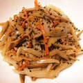 ayaakari's cooksnap of when they made 蒟蒻たっぷりきんぴらごぼう。.