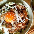 meuisin's cooksnap of when they made 超時短リメイク！ラク旨すきやき丼ぶり.