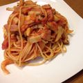 minch＊＊'s cooksnap of when they made ❤トマトとベーコンのクリームパスタ❤.
