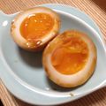 はちかづきちゃん's cooksnap of when they made ゆでたまごのつけてみそかけてみそ漬け.