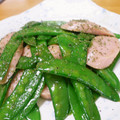 勇ｱﾝﾄﾞぐるんぱ's cooksnap of when they made きぬさやのバター炒め.