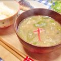 kumi0901's cooksnap of when they made スープ風✿カニカマde味噌汁(ღ´艸`).