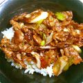 クックA02JDQ☆'s cooksnap of when they made 甘辛絶品！ひつまぶし風豚丼.