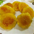 EmiKaeeee's cooksnap of when they made ポテトとかぼちゃのもちもち焼.