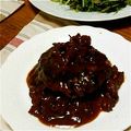 ステラM's cooksnap of when they made ハッシュドビーフで♡煮込みハンバーグ♪.