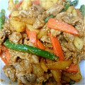 kaaao's cooksnap of when they made 豚こまとじゃがいものみそ炒め.