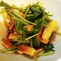 ricotanmam's cooksnap of when they made ☆さっぱり!水菜と油揚げのサラダ☆.