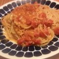 猫舌のノエル's cooksnap of when they made 濃厚♡かに味噌のトマトクリームパスタ.