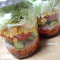 くいむし's cooksnap of when they made 簡単 綺麗 ジャーサラダ.