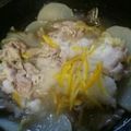ダビデンコ's cooksnap of when they made 豚肉orタラ＊とろける白菜カブのみぞれ鍋.
