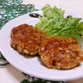 赤い電話's cooksnap of when they made 鶏むね肉で☆満足ハンバーグ.