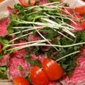 demy427's cooksnap of when they made 牛のたたき.