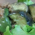 めかにか's cooksnap of when they made ❤ひき肉でなすとピーマンの味噌とろ炒め❤.