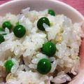 ariatowa's cooksnap of when they made ほっくり♪グリーンピースご飯（豆ご飯）.