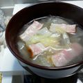 saranpyoru's cooksnap of when they made 春キャベツの厚切りベーコンスープ.