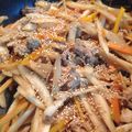 たにたーに's cooksnap of when they made 懐かしの味きんぴらごぼう.