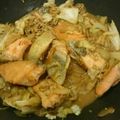 さねちんママ's cooksnap of when they made 男子喜ぶ！しゃけときゃべつのみそいため.