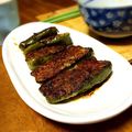 少女N's cooksnap of when they made 濃厚ソースのピーマンの肉詰め.