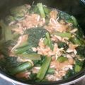 jozi's cooksnap of when they made 煮るだけ常備菜！小松菜と油揚げの煮びたし.