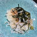 お気楽な嫁。's cooksnap of when they made 野沢菜しらす丼.