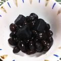 Nyat's cooksnap of when they made こんにゃく＆ごぼう入り黒豆煮☆圧力鍋使用.