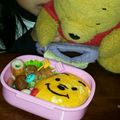 Sora☆★mama's cooksnap of when they made キャラ弁☆プーさん.